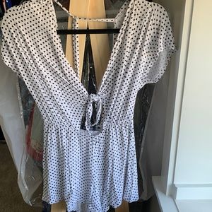 Polka dot romper